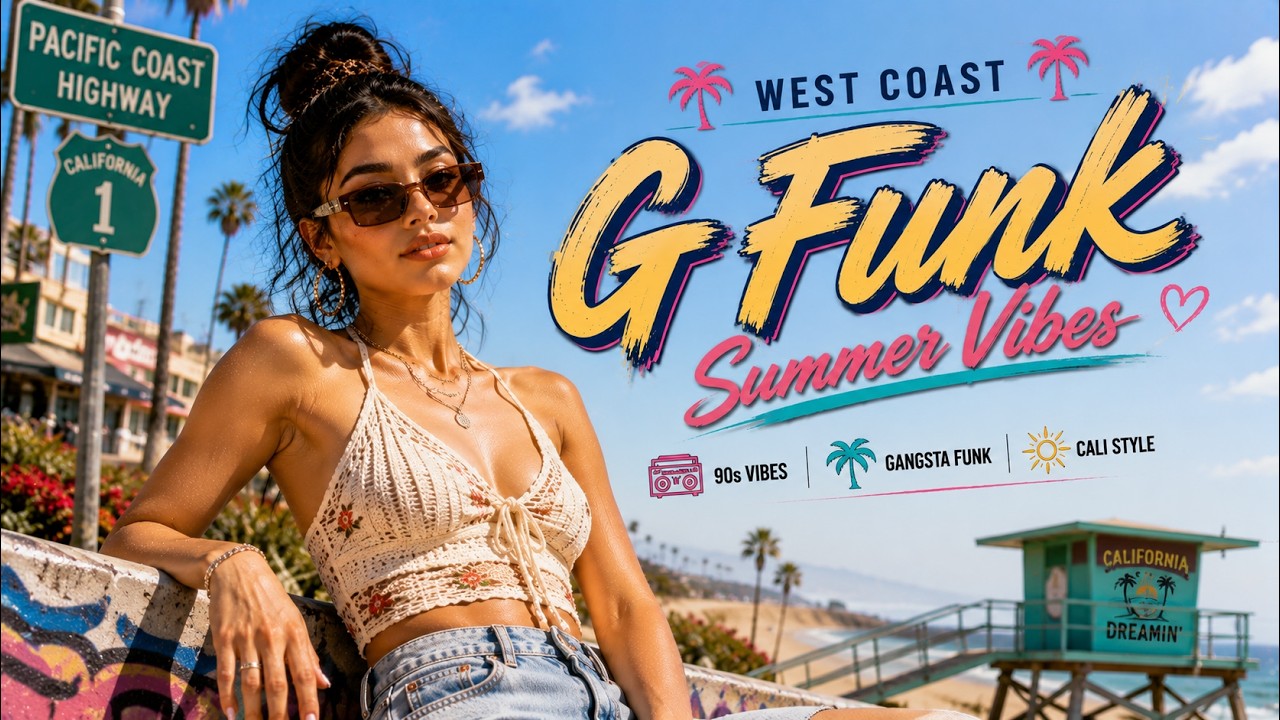 G-Funk Playlist | Ocean Drive Music | West Coast Sunset Escape