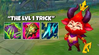 THE MOST OP TEEMO LEVEL 1 START