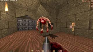Quake - e2m6 Easy 100% Speedrun in 2:57