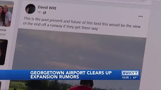 WATCH: Rumors about airport expansion addressed at Georgetown meeting