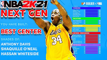 NBA 2K21 Next Gen BEST SHAQ Build! BEST INSIDE CENTER BUILD!