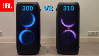 Jbl Partybox 300 vs 310 | Max Bass Boost comparison