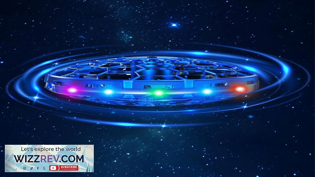 Hand Operated Flying Toy Drone for Kids 360 Hands Free Motion Sensors