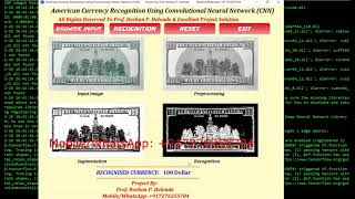 American Currency Recognition Using Python Code || Dollar Recognition Using Python Source Code