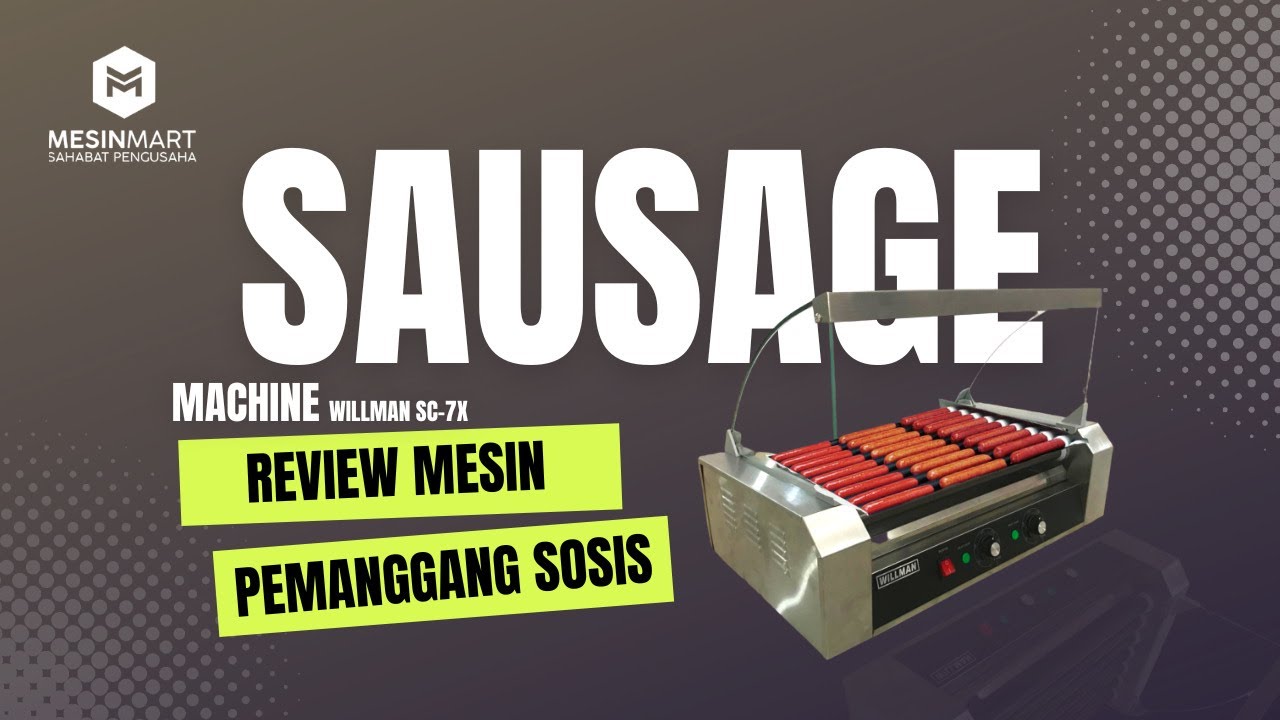 Best Hot Dog Roller Grill | Mesin Pemanggang Sosis Anti Gosong Dijamin Matang Merata