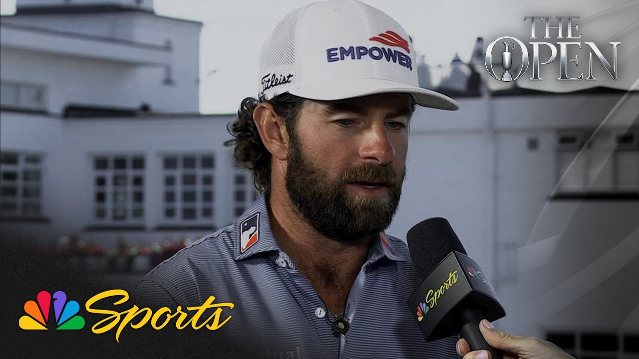 Cameron Young: 'I gave it everything I had' in Round 4 | The 154th Open Championship | NBC Sports