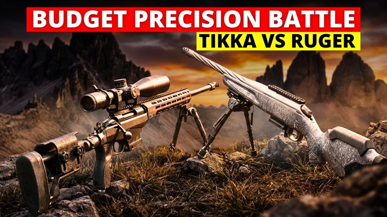 Бюджетная точность: Tikka T3x против Ruger American Gen 2