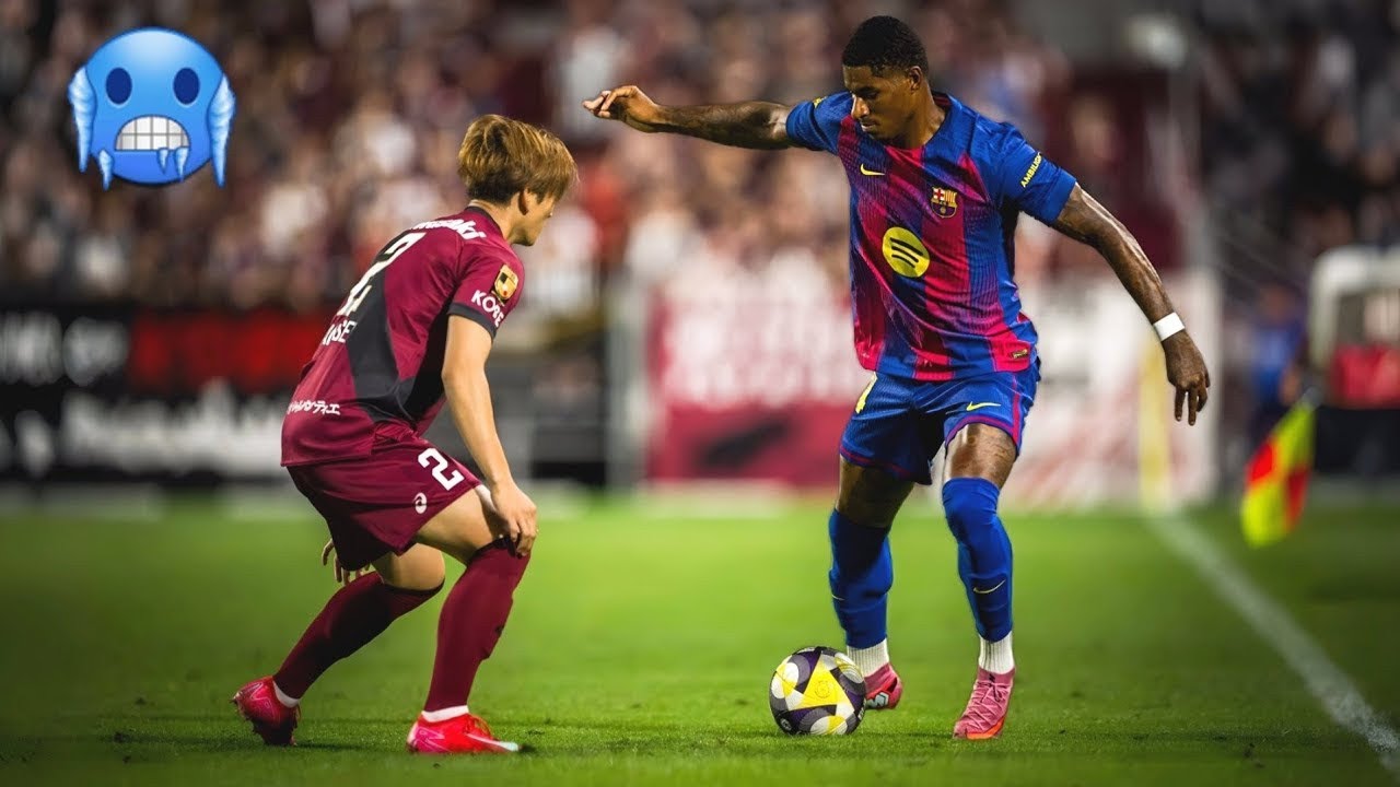 Rashford Barcelona Skills - Goals & Dribbling Skills - Best Winger