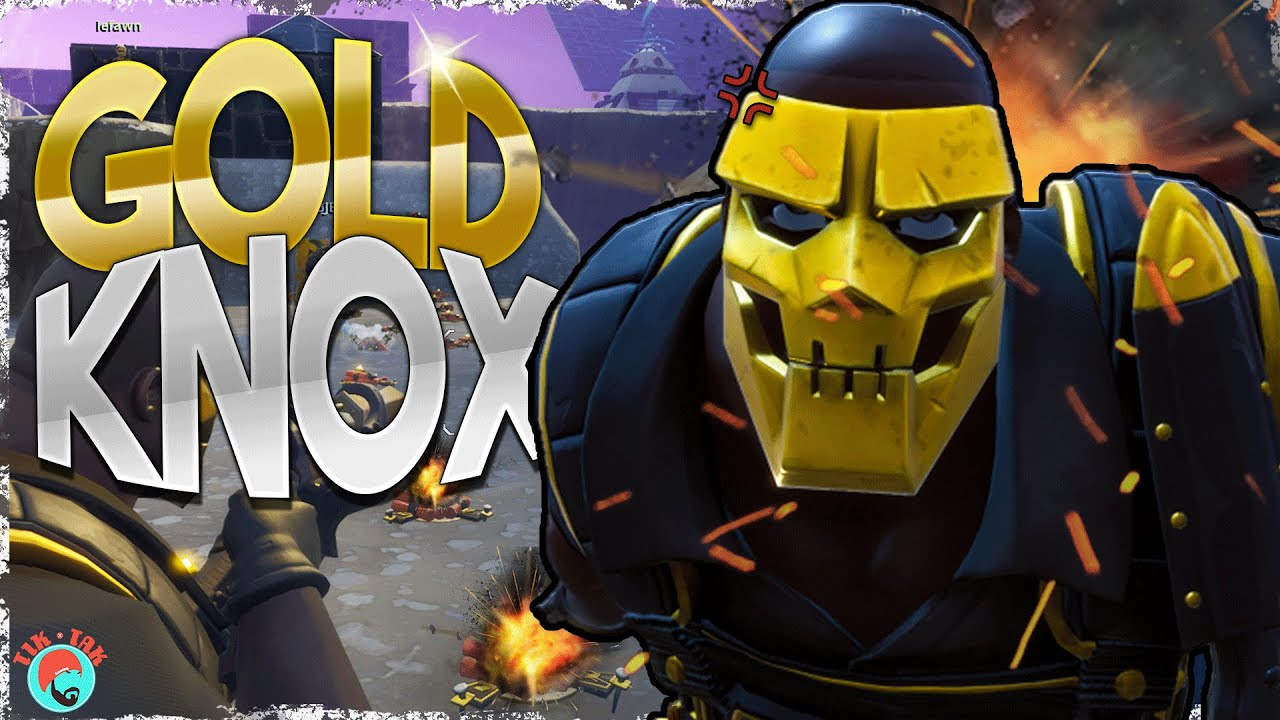 The New Constructor Golden Boy - Gold Knox // Fortnite : Save The World