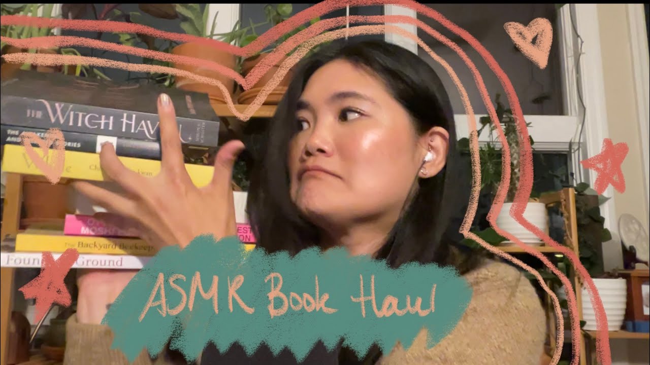 ASMR Book Haul and Chit-chat 📚 - whispers, tapping