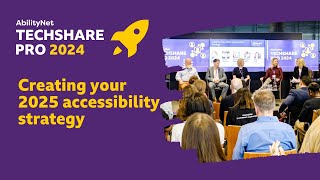 Creating your 2025 accessibility strategy – TechShare Pro 2024 Wealth