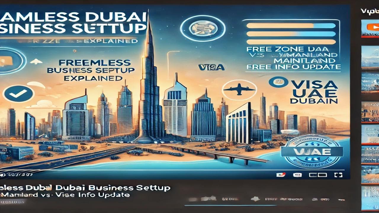 Seamless Dubai Business Setup Free Zone Vs Mainland Explained|Visa UAE Dubai Free Info Update