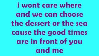 It's All Right Here - Hannah Montana (LYRICS)