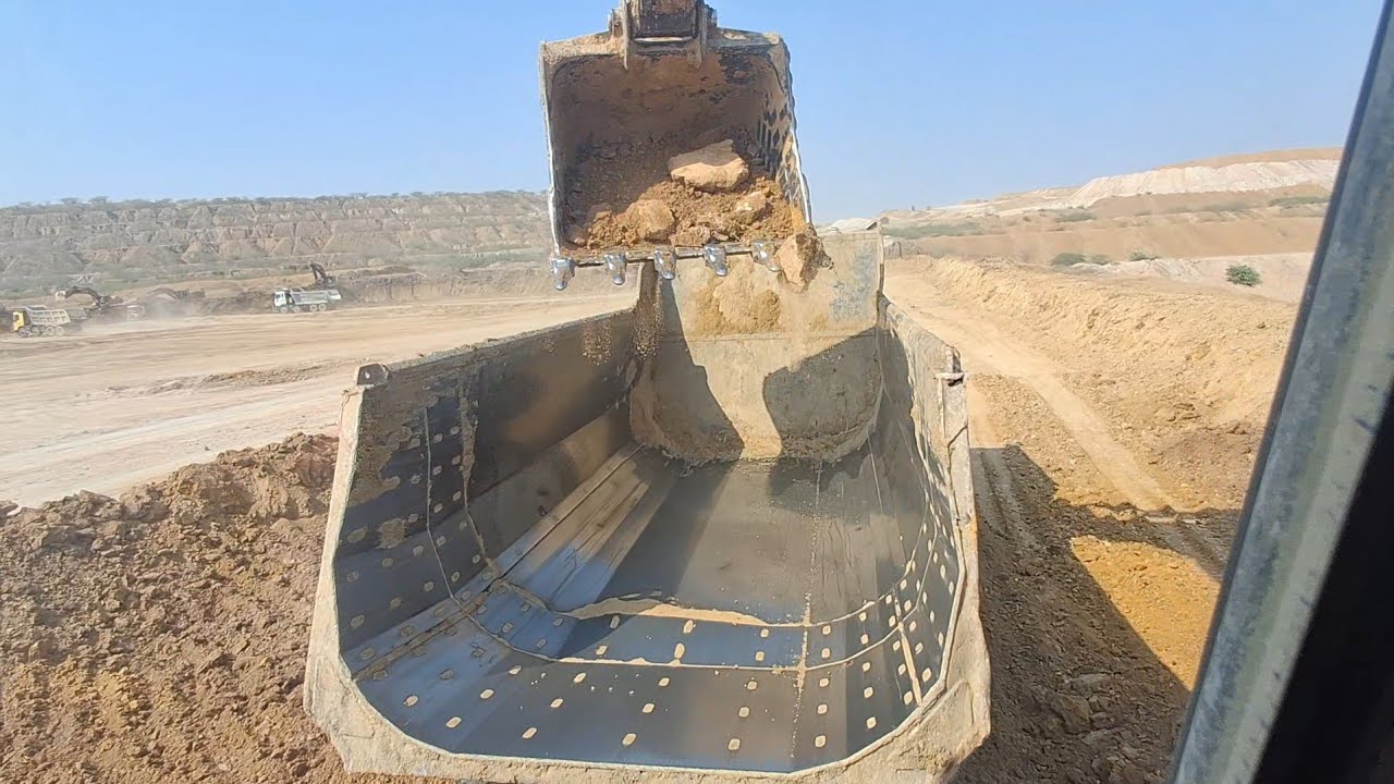 #video digging caterpillar 480&Volvo cat350 4k mining opening Tasmishan Ishar full loading video 
