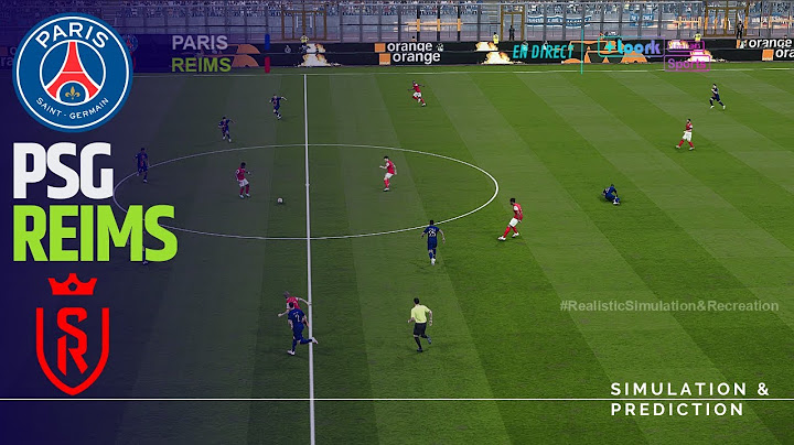 PSG - REIMS 🏆FINALE COUPE DE FRANCE SIMULATION DE JEUX VIDÉO