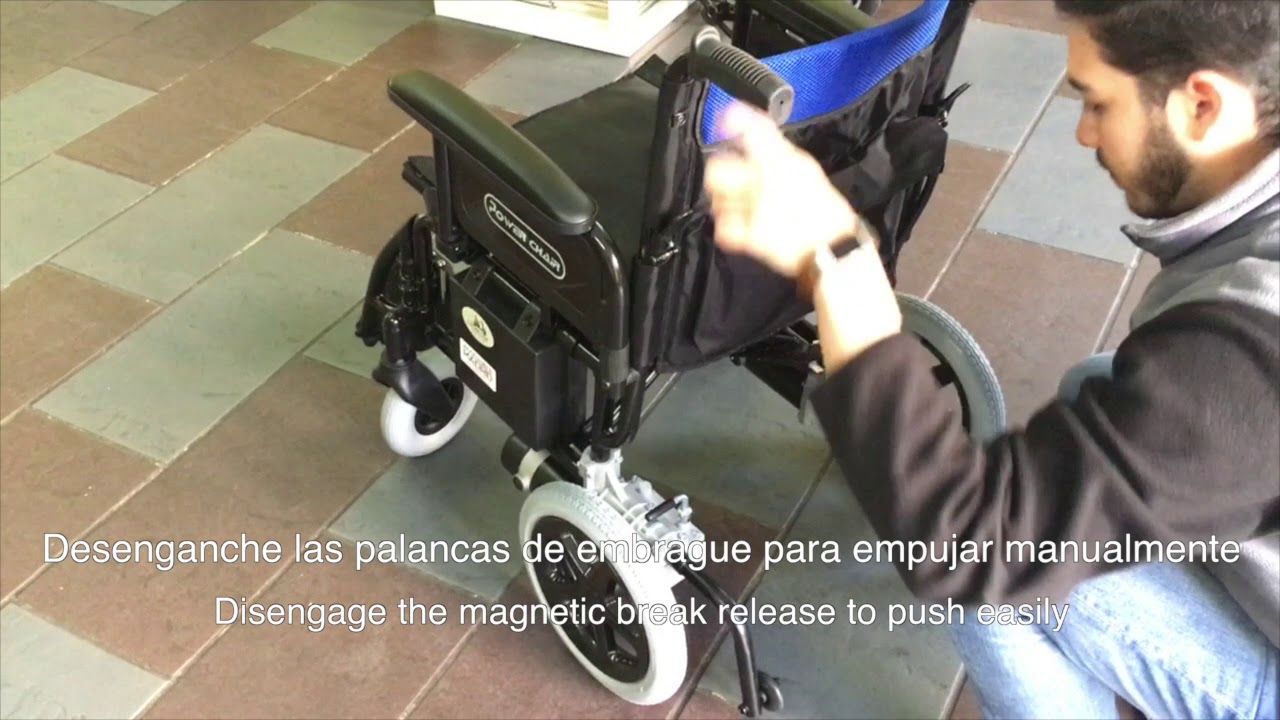Libercar Power Chair Silla de ruedas eléctrica plegable Accessible Madrid YouTube