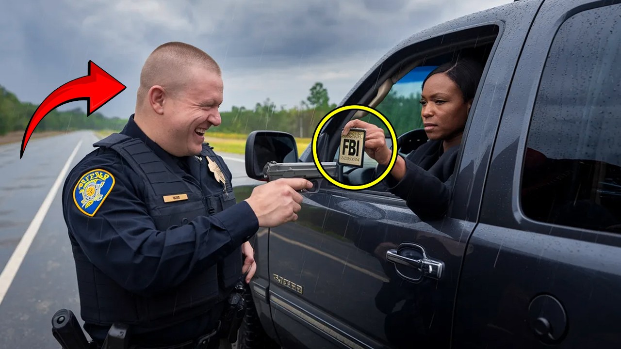 Cop Pulls Gun At Black Woman, Laughs at Her FBI Badge—2 Minutes Later, He’s in Cuffs