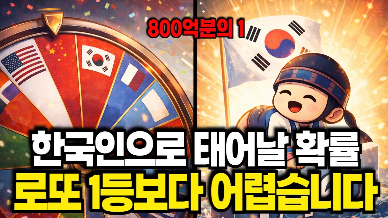 우주가 만든 기적:  존재 자체가 통계적 기적입니다