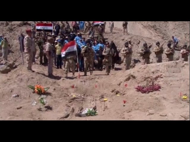 Exhumation of Iraq's Camp Speicher victim mass graves begins Al Hashid Al  Shaabi Handout, Reuters