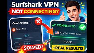 Surfshark Not Connecting Problem Fix 2026 |Surfshark VPN Connection Error Solve |100% Working Method