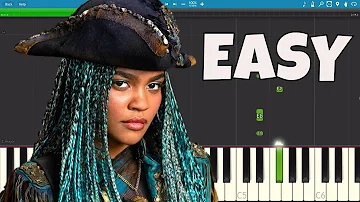 How to play What's My Name - EASY Piano Tutorial - Descendants 2 OST