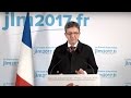 MÉLENCHON - DÉCLARATION AU SOIR DU PREMIER TOUR