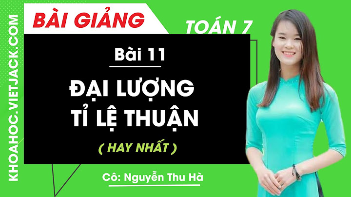 Bài tập bài đại lượng tỉ leej thuận năm 2024