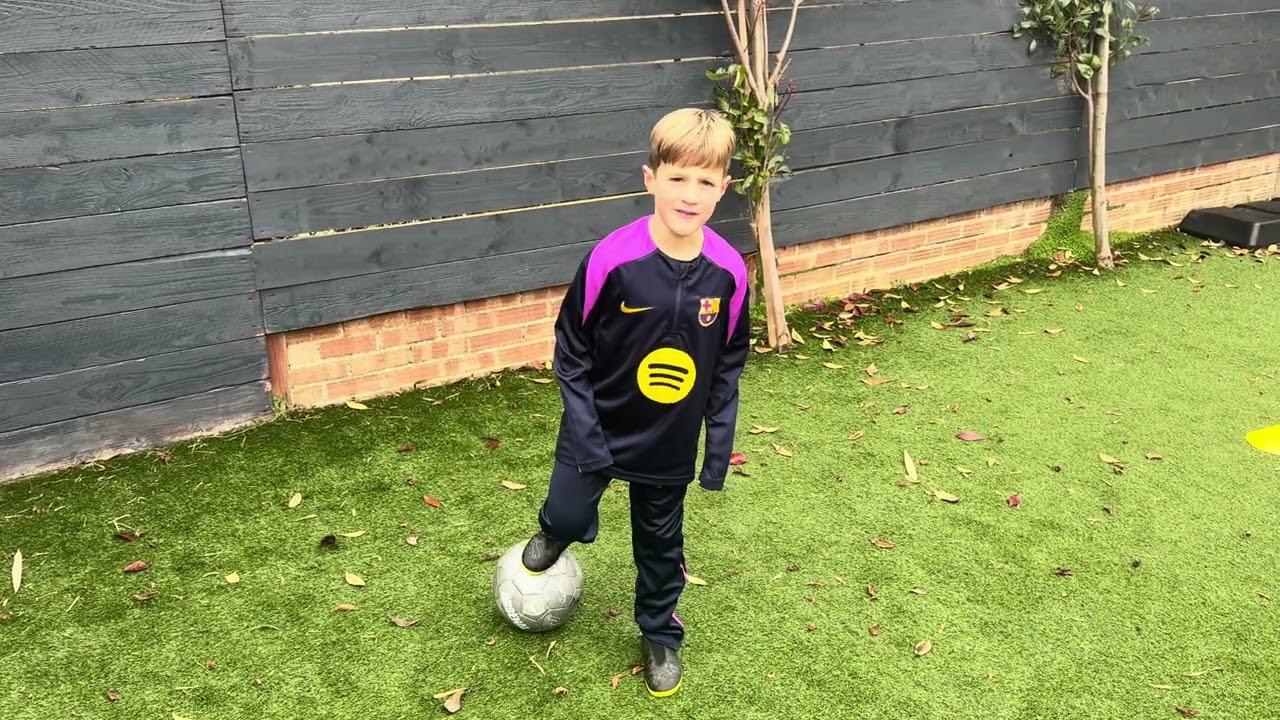 Ladder & Cone Football Skills, plus advanced L-turn