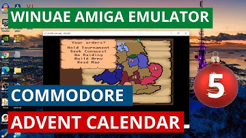 December #5 - The WinUAE Amiga emulator - Commodore advent calendar 2021