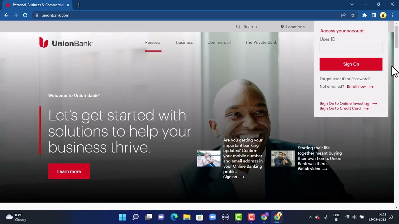 Union Bank : Sign Up Online Banking | Online Enrollment