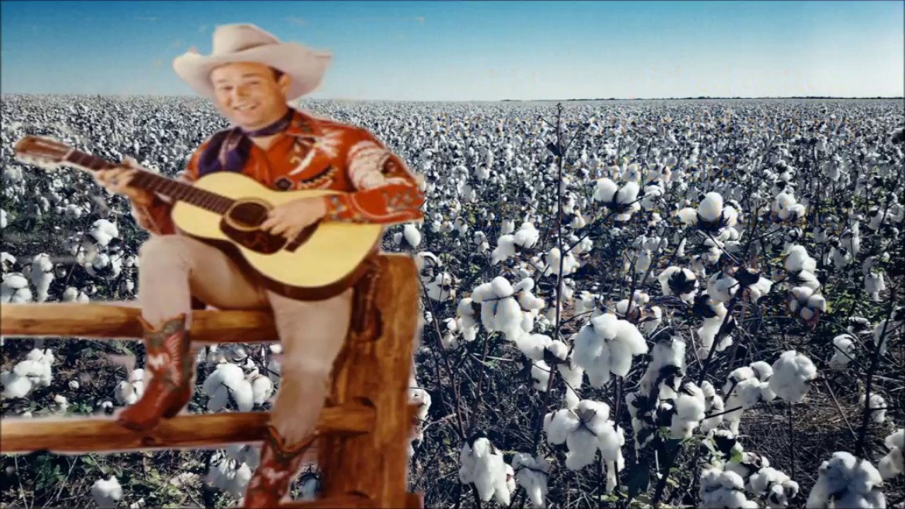 I Never Picked Cotton Roy Rodgers with Lyrics.