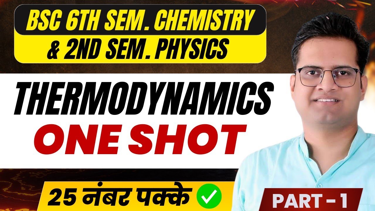 Thermodyanamics!B.Sc 6th Semester Chemistry!2nd Semester Physics!Be DKDian