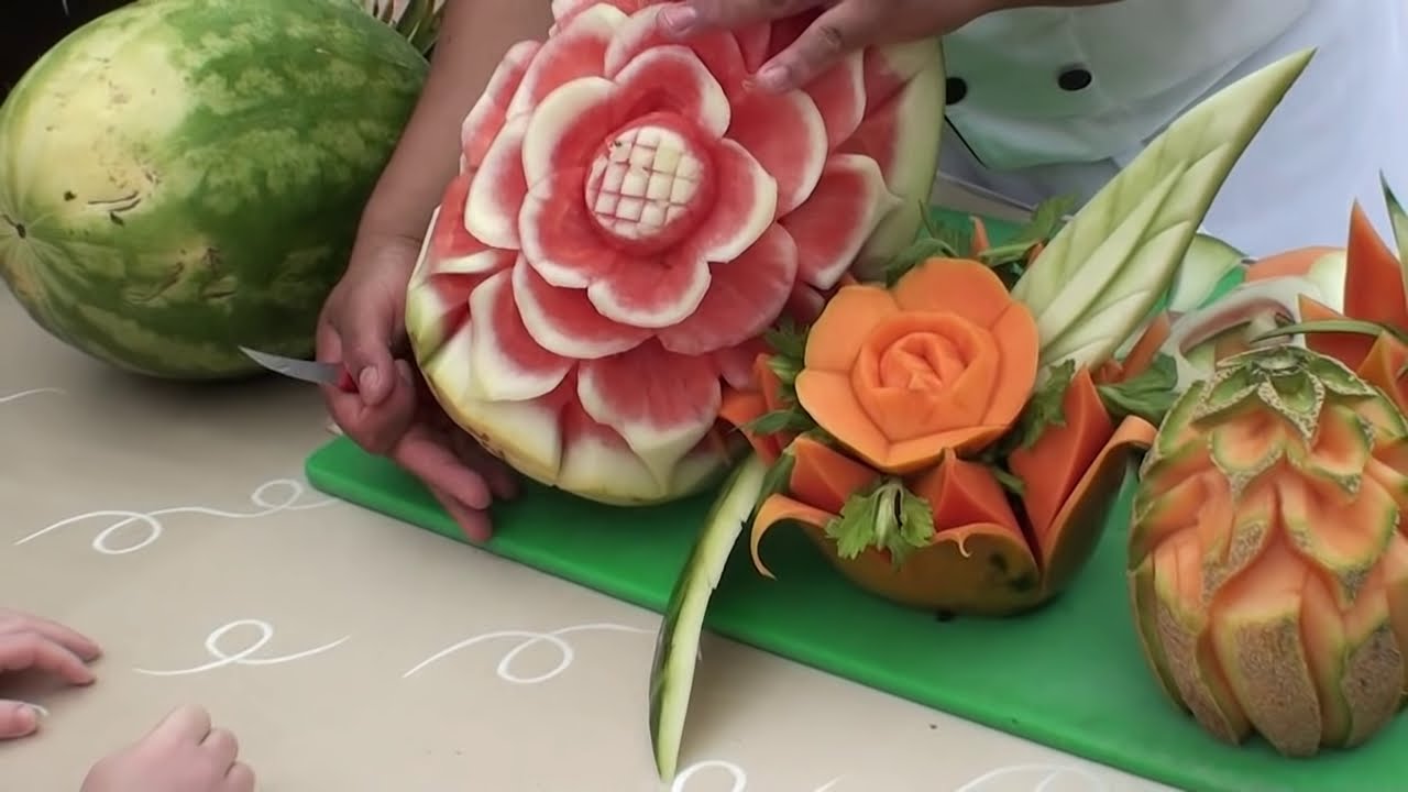 UNBELIEVABLE FRUIT CARVING Amazing Fruit Cutting Skills YouTube