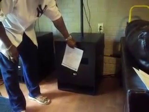 rcf 718 as subwoofer