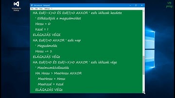 20. C) Maximum- és minimumkiválasztás - gyakorlás