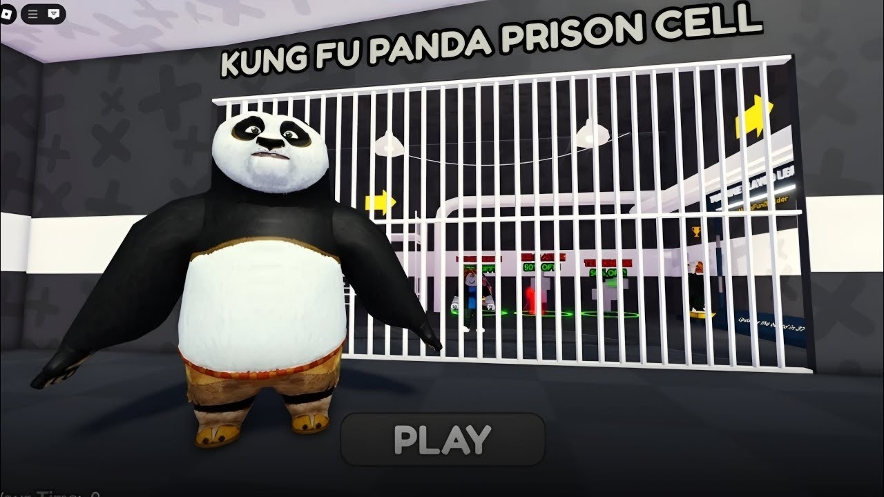 IMPOSSIBLE PRISON ESCAPE IN KUNG-FUU PANDA IN ROBLOX!