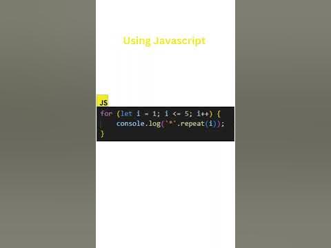 π Learn to Create Pyramid Patterns in JavaScript, Python, and C! π # ...