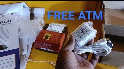 Bluetooth thermal printer unboxing | Bluetooth printer | bluetooth fingerprint device | vrjddhi