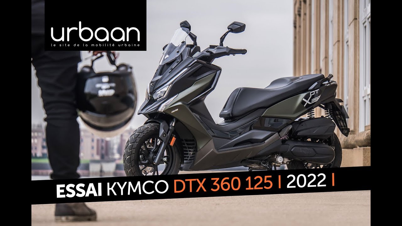 Essai Kymco DTX 360 125 - 2022 - urbaanews - YouTube