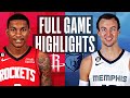Game Recap Grizzlies 151 Rockets 114 