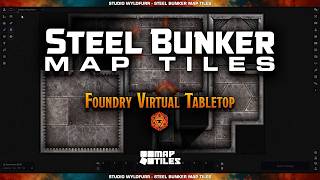 Steel Bunker Map Tiles in FoundryVTT