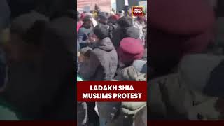 Ladakh: Shia Muslims Take To The Streets To Protest | Khamenei's Death #iranisraelwar #ladakh #leh