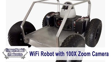 WiFi Controlled ATR with 100X Zoom Camera by SuperDroid Robots