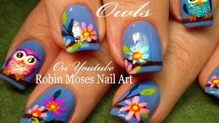nail spring easy nails diy owl tutorial