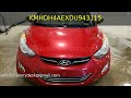 hyun ELANTRA 2013 - KMHDH4AEXDU943115