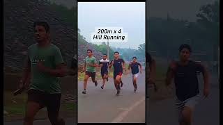running #running #runner #1600mtrruning #runningmotivation #athlete #army #hillroads #hillrunning