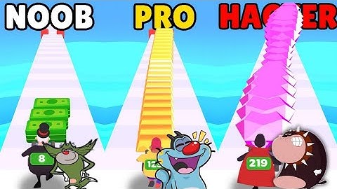 NOOB vs PRO vs HACKER in Atm Rush | With Oggy, Jack, Bob | GAME star PKS YT