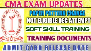 CMA EXAMS UPDATES|| ADMIT CARD DATES|| PRACTICAL TRAINING||SOFT SKILL TRAINING @cmabhakt711 screenshot 5