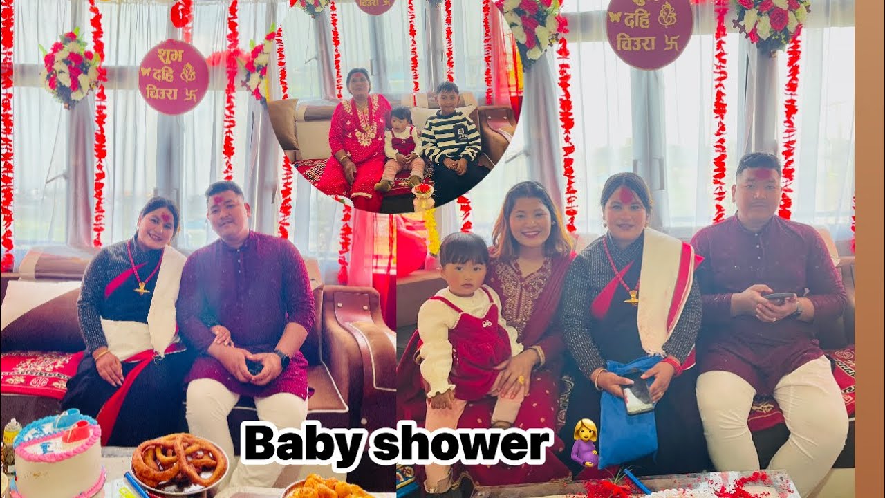 Baby shower ||  Neeva 23M ||  maiti ghar ❤️