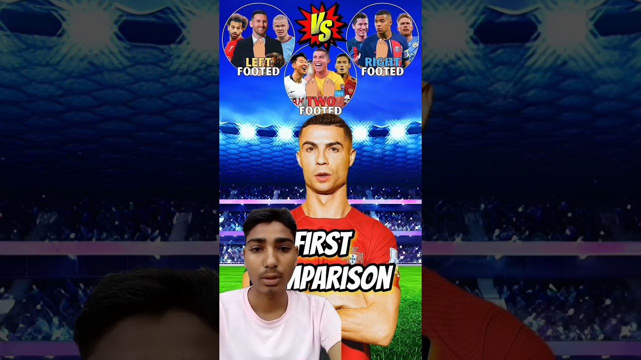 LEFT FOOTED VS RIGHT FOOTED VS TWO FOOTED COMPARISON 😍 